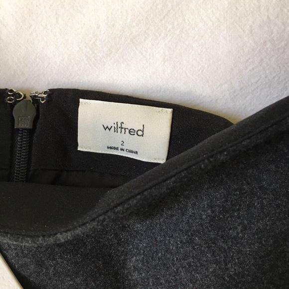 Aritzia wilfred classic mini wool skirt - Picture 2 of 4